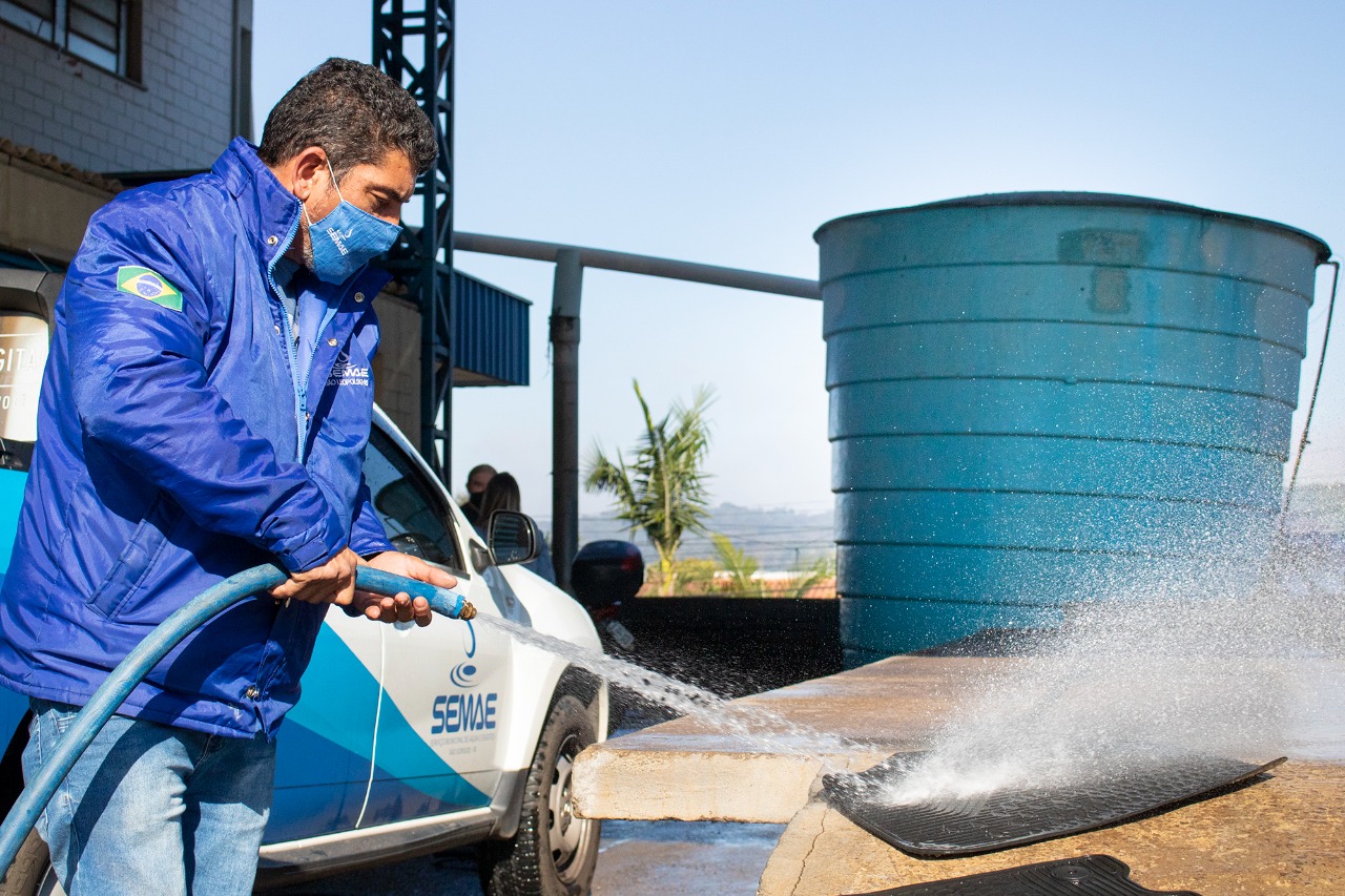 SUSTENTABILIDADE | Semae Realiza Lavagem De Veículos Com Reuso De água