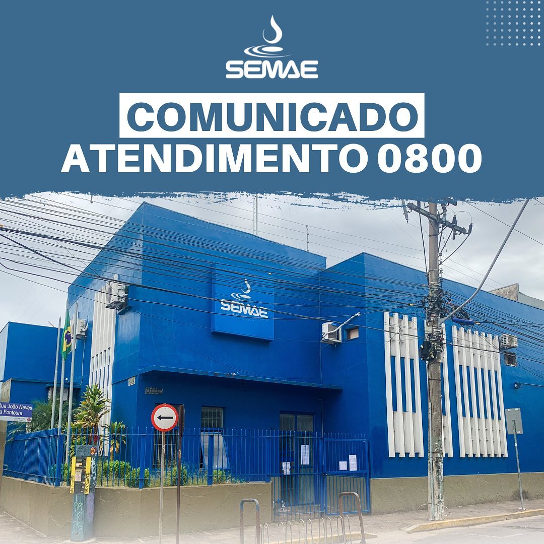 COMUNICADO | Ligações Para O 0800 Seguem Temporariamente Indisponível