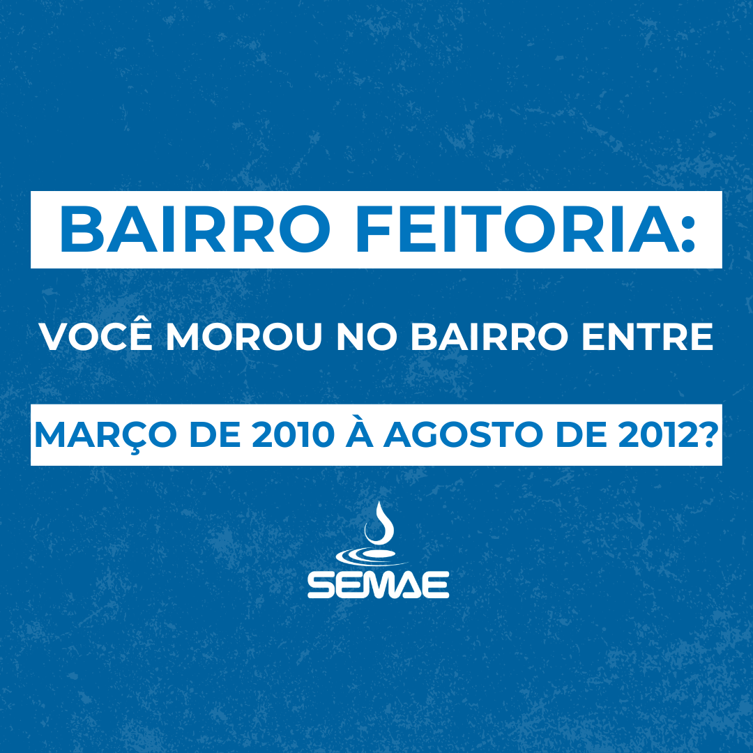 Restituição De Valores De Serviços De Esgoto Sanitário No Bairro Feitoria