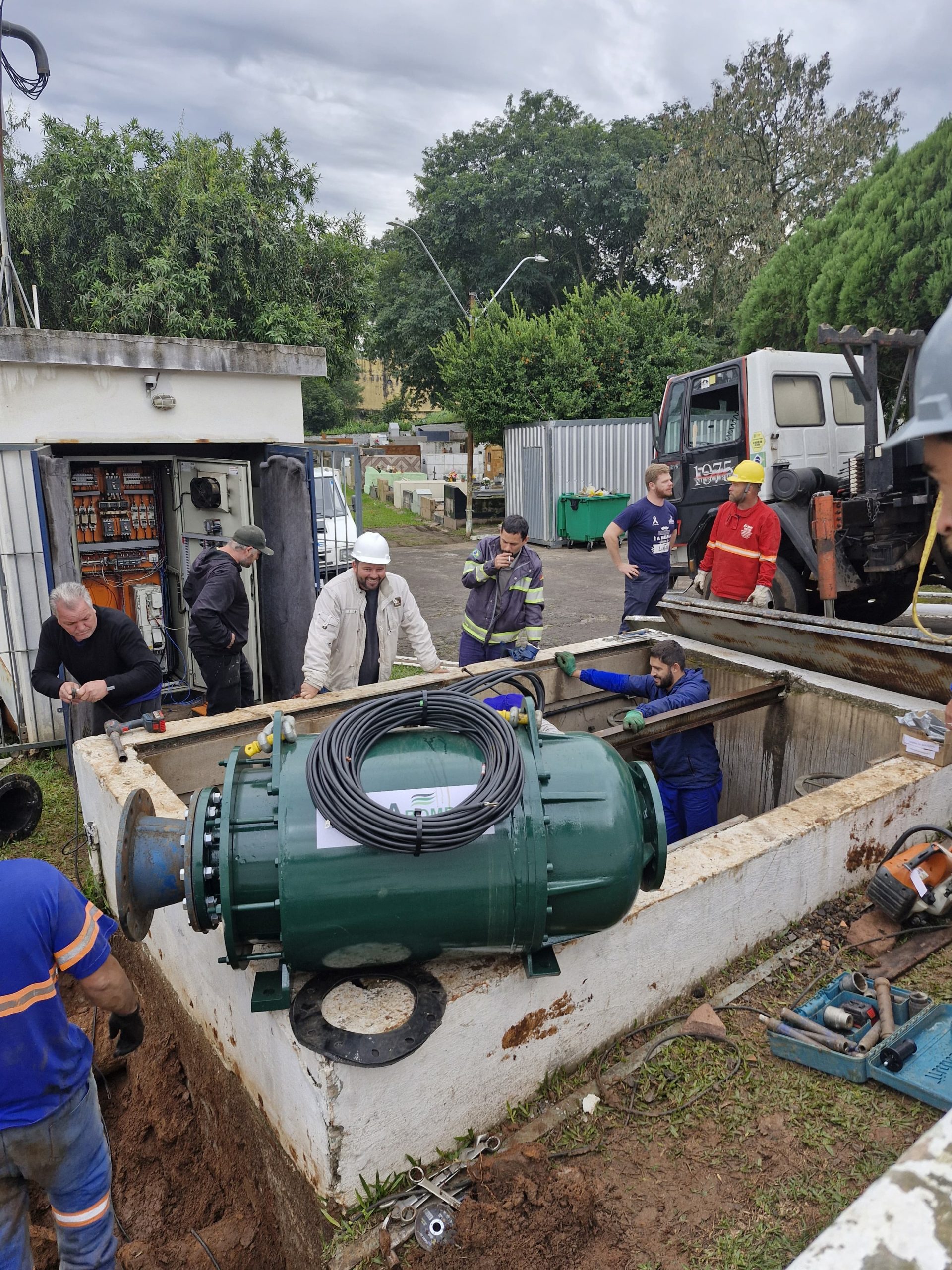 Semae Conserta Bomba De Abastecimento E Realiza Limpeza Na Rede