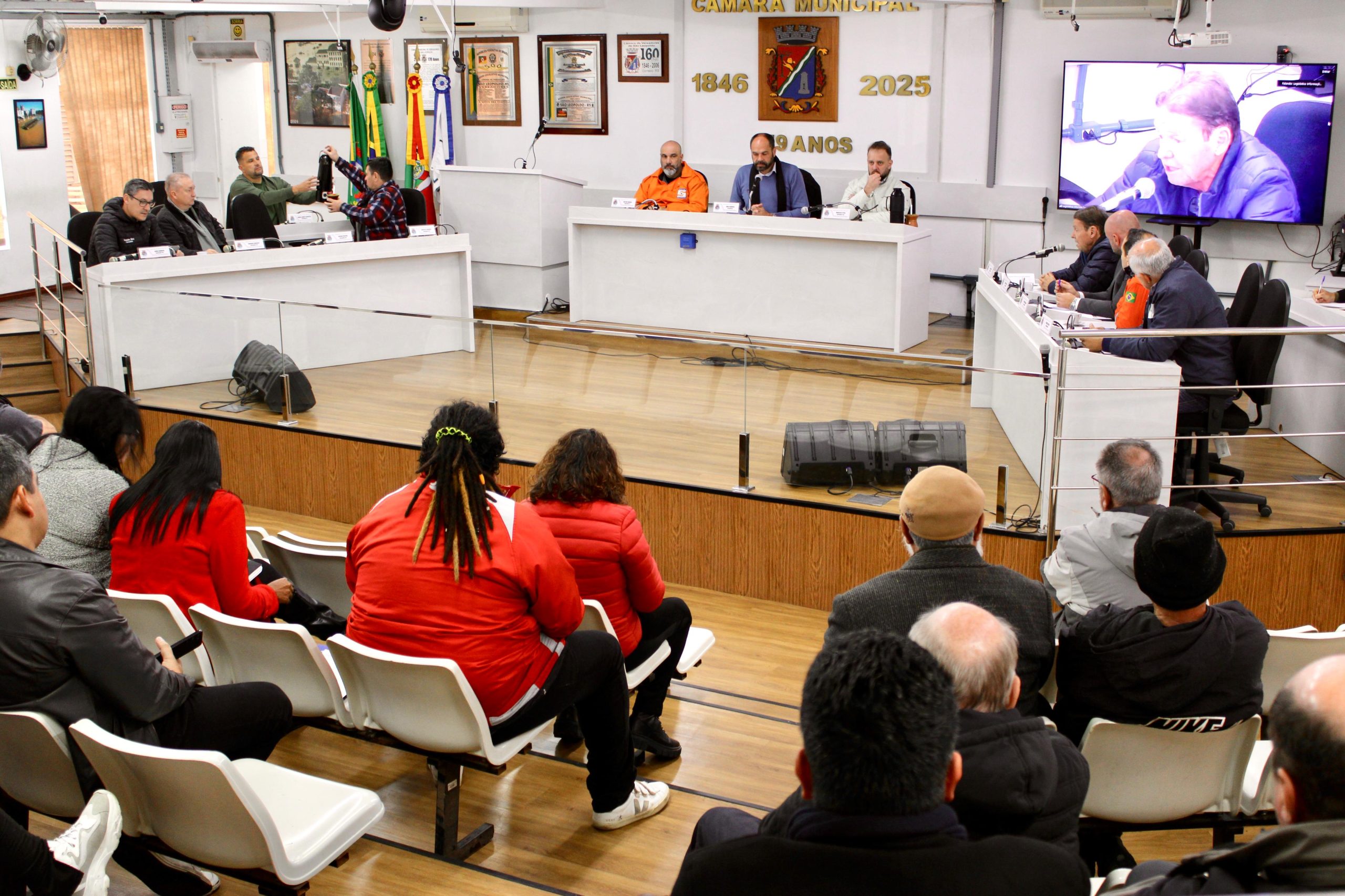PRÓ DIQUES | Diretor-geral Do Semae Apresenta Ações Para Qualificar O Sistema De Contenção De Cheias Em São Leopoldo
