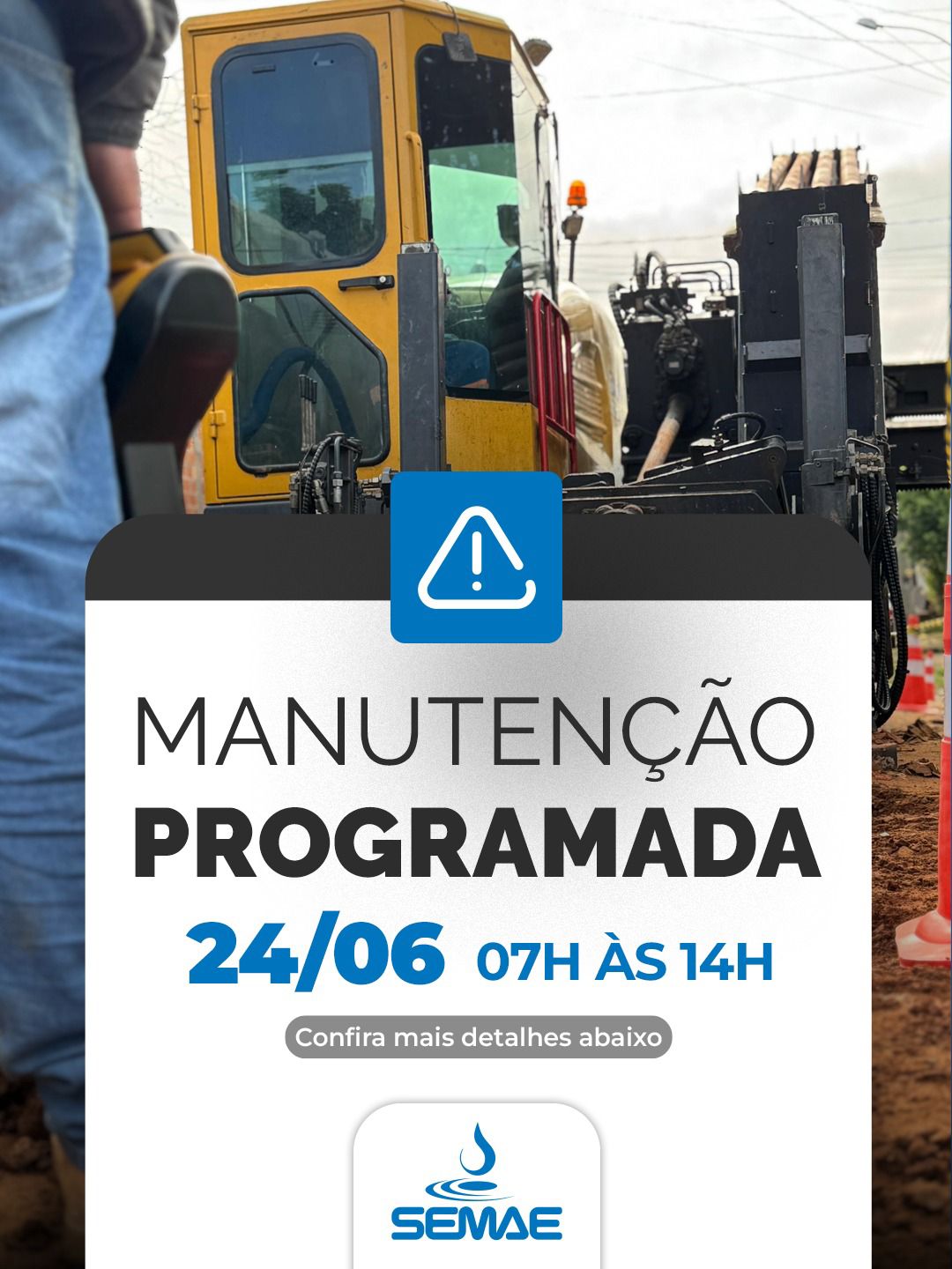 Manutenção Programada Vai Causar Interrupção No Trânsito E No Abastecimento De água